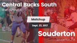 Matchup: Central Bucks South vs. Souderton  2017