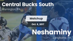 Matchup: Central Bucks South vs. Neshaminy  2017