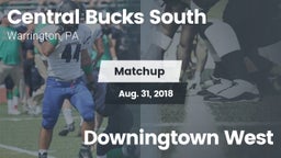 Matchup: Central Bucks South vs. Downingtown West 2018