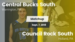 Matchup: Central Bucks South vs. Council Rock South  2018