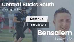 Matchup: Central Bucks South vs. Bensalem  2018