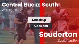 Matchup: Central Bucks South vs. Souderton  2018