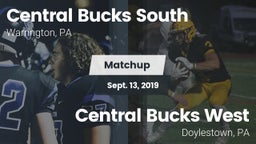 Matchup: Central Bucks South vs. Central Bucks West  2019