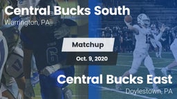 Matchup: Central Bucks South vs. Central Bucks East  2020