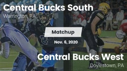 Matchup: Central Bucks South vs. Central Bucks West  2020