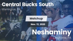 Matchup: Central Bucks South vs. Neshaminy  2020