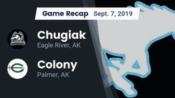 Recap: Chugiak  vs. Colony  2019