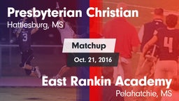 Matchup: Presbyterian Christi vs. East Rankin Academy  2016