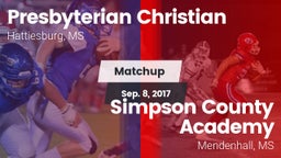 Matchup: Presbyterian Christi vs. Simpson County Academy 2017