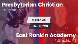 Matchup: Presbyterian Christi vs. East Rankin Academy  2018