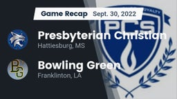 Recap: Presbyterian Christian  vs. Bowling Green  2022