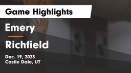 Emery  vs Richfield  Game Highlights - Dec. 19, 2023