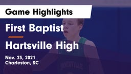 First Baptist  vs Hartsville High Game Highlights - Nov. 23, 2021