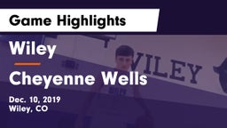 Wiley  vs Cheyenne Wells   Game Highlights - Dec. 10, 2019