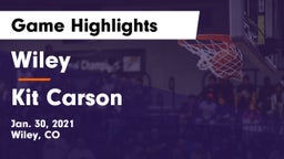 Wiley  vs Kit Carson  Game Highlights - Jan. 30, 2021
