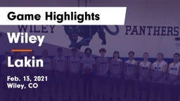 Wiley  vs Lakin  Game Highlights - Feb. 13, 2021