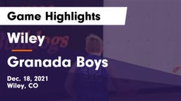 Wiley  vs Granada Boys Game Highlights - Dec. 18, 2021