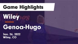Wiley  vs Genoa-Hugo Game Highlights - Jan. 26, 2022