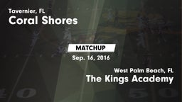 Matchup: Coral Shores vs. The Kings Academy 2016