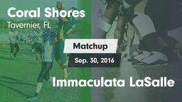 Matchup: Coral Shores vs. Immaculata LaSalle 2016