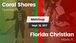 Matchup: Coral Shores vs. Florida Christian  2017