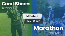 Matchup: Coral Shores vs. Marathon  2017