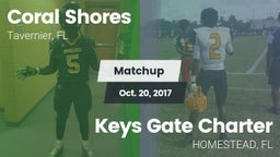 Matchup: Coral Shores vs. Keys Gate Charter 2017