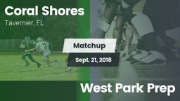 Matchup: Coral Shores vs. West Park Prep 2018