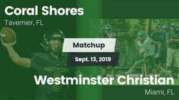 Matchup: Coral Shores vs. Westminster Christian  2019
