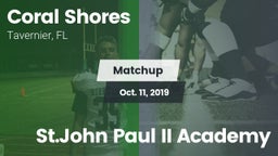 Matchup: Coral Shores vs. St.John Paul II Academy 2019