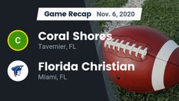 Recap: Coral Shores  vs. Florida Christian  2020