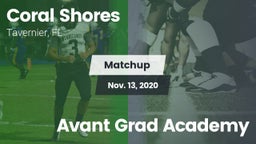 Matchup: Coral Shores vs. Avant Grad Academy 2020
