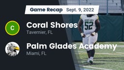 Recap: Coral Shores  vs. Palm Glades Academy 2022