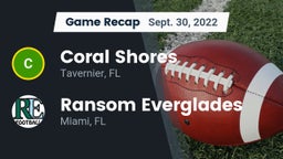 Recap: Coral Shores  vs. Ransom Everglades  2022