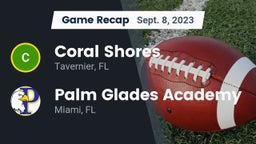 Recap: Coral Shores  vs. Palm Glades Academy 2023