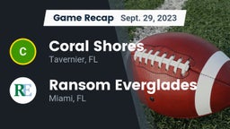 Recap: Coral Shores  vs. Ransom Everglades  2023