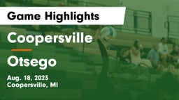 Coopersville  vs Otsego  Game Highlights - Aug. 18, 2023