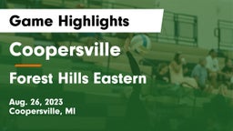 Coopersville  vs Forest Hills Eastern  Game Highlights - Aug. 26, 2023