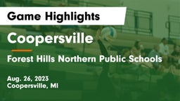 Coopersville  vs Forest Hills Northern Public Schools Game Highlights - Aug. 26, 2023