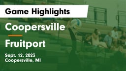 Coopersville  vs Fruitport  Game Highlights - Sept. 12, 2023