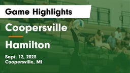 Coopersville  vs Hamilton  Game Highlights - Sept. 12, 2023