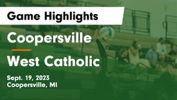 Coopersville  vs West Catholic  Game Highlights - Sept. 19, 2023