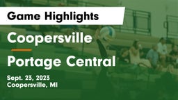Coopersville  vs Portage Central  Game Highlights - Sept. 23, 2023