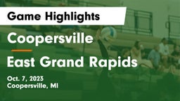 Coopersville  vs East Grand Rapids  Game Highlights - Oct. 7, 2023
