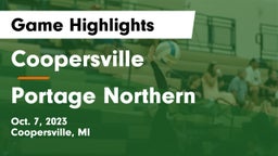 Coopersville  vs Portage Northern  Game Highlights - Oct. 7, 2023