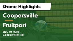 Coopersville  vs Fruitport  Game Highlights - Oct. 10, 2023