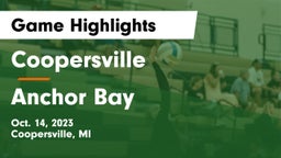 Coopersville  vs Anchor Bay  Game Highlights - Oct. 14, 2023