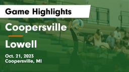 Coopersville  vs Lowell  Game Highlights - Oct. 21, 2023