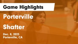 Porterville  vs Shafter  Game Highlights - Dec. 8, 2023