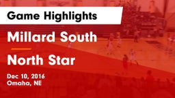 Millard South  vs North Star  Game Highlights - Dec 10, 2016